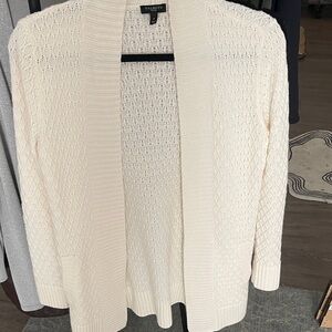 Talbots Women's Elegant Cream Cardigan